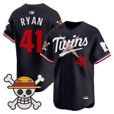Men's Minnesota Twins x One Piece Vapor Premier Limited Jersey - Navy / Joe Ryan