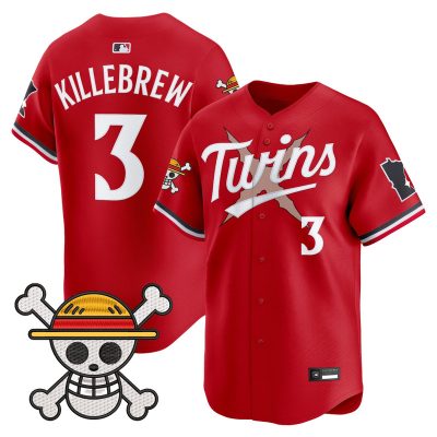 Men's Minnesota Twins x One Piece Vapor Premier Limited Jersey - Red / Harmon Killebrew