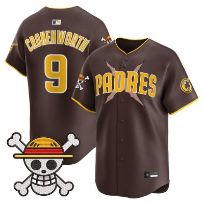 Men's Padres x One Piece Vapor Premier Limited Jersey - Brown / Jake Cronenworth