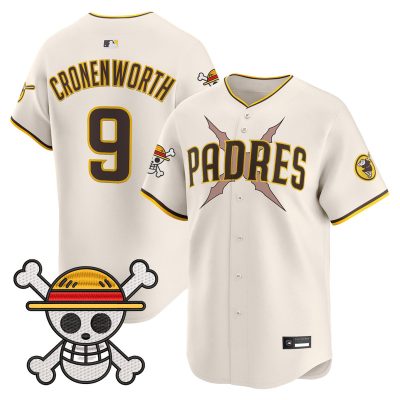 Men's Padres x One Piece Vapor Premier Limited Jersey - Cream / Jake Cronenworth