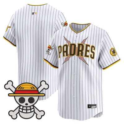 Men's Padres x One Piece Vapor Premier Limited Jersey - Pinstripe / Team