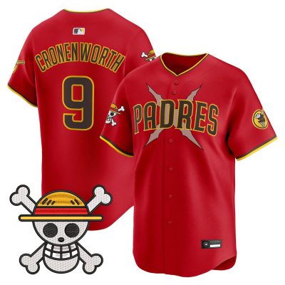 Men's Padres x One Piece Vapor Premier Limited Jersey - Red / Jake Cronenworth