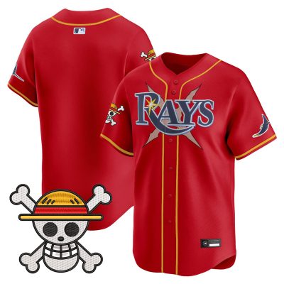Men's Tampa Bay Rays x One Piece Vapor Premier Limited Jersey - Red / Team