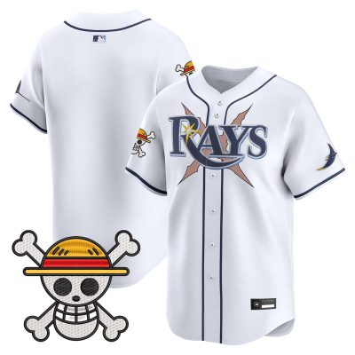 Men's Tampa Bay Rays x One Piece Vapor Premier Limited Jersey - White / Team