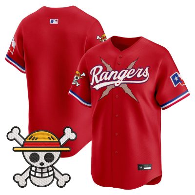 Men's Texas Rangers x One Piece Vapor Premier Limited Jersey - Red / #Team