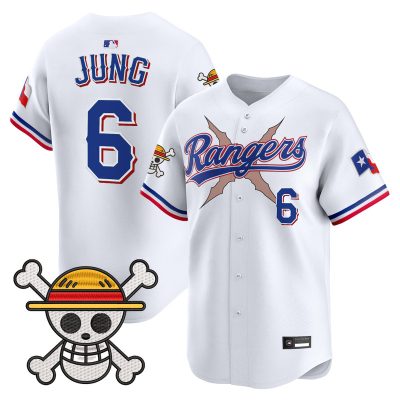 Men's Texas Rangers x One Piece Vapor Premier Limited Jersey - White / Josh Jung