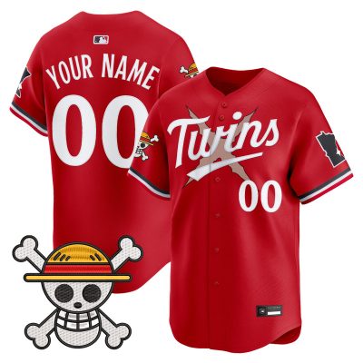 Minnesota Twins x One Piece Vapor Premier Limited Custom Jersey - Red