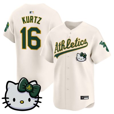 Unisex Athletics Hello Kitty Vapor Premier Limited Jersey - Cream / Nick Kurtz