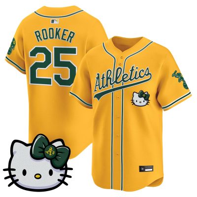 Unisex Athletics Hello Kitty Vapor Premier Limited Jersey - Gold / Brent Rooker
