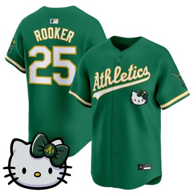 Unisex Athletics Hello Kitty Vapor Premier Limited Jersey - Green / Brent Rooker