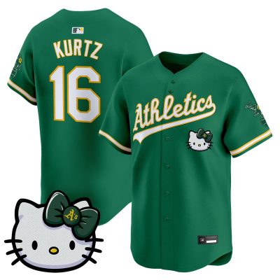 Unisex Athletics Hello Kitty Vapor Premier Limited Jersey - Green / Nick Kurtz