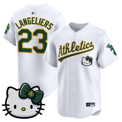 Unisex Athletics Hello Kitty Vapor Premier Limited Jersey - White / Shea Langeliers