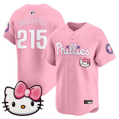 Unisex Philadelphia Phillies Hello Kitty Vapor Premier Limited Jersey - Pink / Brotherly 215