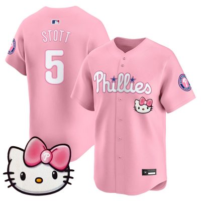 Unisex Philadelphia Phillies Hello Kitty Vapor Premier Limited Jersey - Pink / Bryson Stott