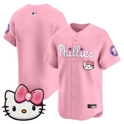 Unisex Philadelphia Phillies Hello Kitty Vapor Premier Limited Jersey - Pink / Team