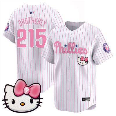 Unisex Philadelphia Phillies Hello Kitty Vapor Premier Limited Jersey - Pinstripe / Brotherly 215