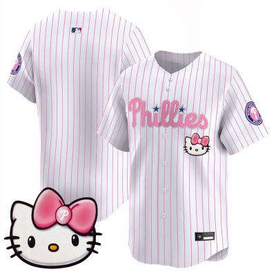 Unisex Philadelphia Phillies Hello Kitty Vapor Premier Limited Jersey - Pinstripe / Team