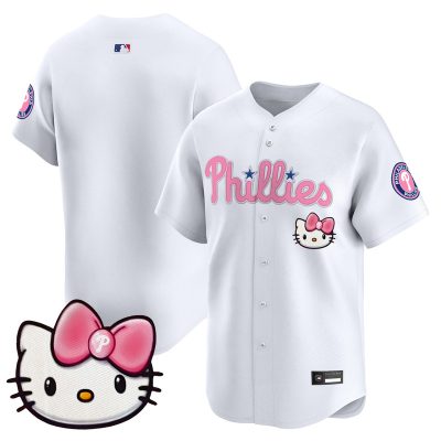Unisex Philadelphia Phillies Hello Kitty Vapor Premier Limited Jersey - White / Team