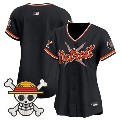 Women's Detroit Tigers x One Piece Vapor Premier Limited Jersey - Black / Team