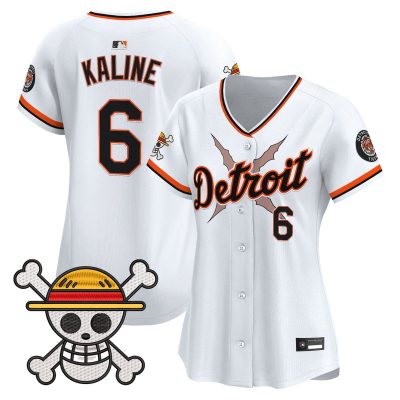Women's Detroit Tigers x One Piece Vapor Premier Limited Jersey - White / Al Kaline