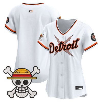 Women's Detroit Tigers x One Piece Vapor Premier Limited Jersey - White / Team