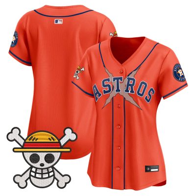 Women's Houston Astros x One Piece Vapor Premier Limited Jersey - Orange / Team