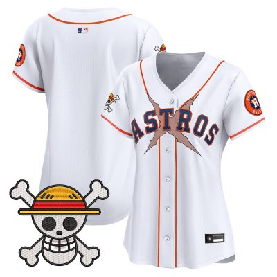 Women's Houston Astros x One Piece Vapor Premier Limited Jersey - White / Team