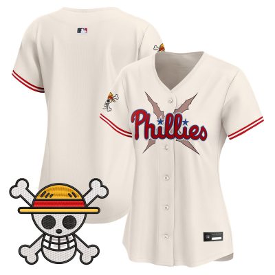 Women's Philadelphia Phillies x One Piece Vapor Premier Limited Jersey - Cream / Team