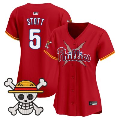 Women's Philadelphia Phillies x One Piece Vapor Premier Limited Jersey - Red / Bryson Stott