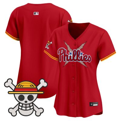 Women's Philadelphia Phillies x One Piece Vapor Premier Limited Jersey - Red / Team