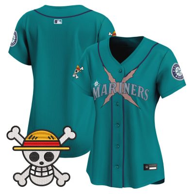 Women's Seattle Mariners x One Piece Vapor Premier Limited Jersey - Teal / Team