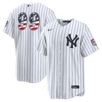 Aaron Judge New York Yankees USA 250 Fourth of July Home Stadium Jersey - White