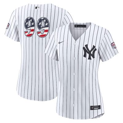 Aaron Judge New York Yankees Women's USA 250 Fourth of July Home Stadium Jersey - White