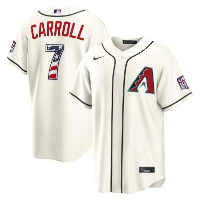 Corbin Carroll Arizona Diamondbacks USA 250 Fourth of July Home Stadium Jersey - Cream
