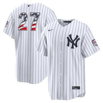 Giancarlo Stanton New York Yankees USA 250 Fourth of July Home Stadium Jersey - White