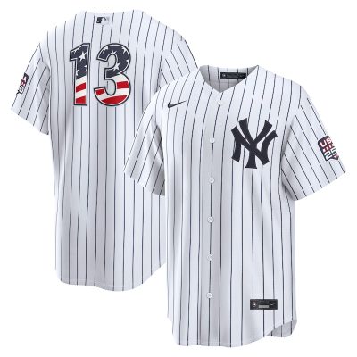 Jazz Chisholm Jr. New York Yankees USA 250 Fourth of July Home Stadium Jersey - White