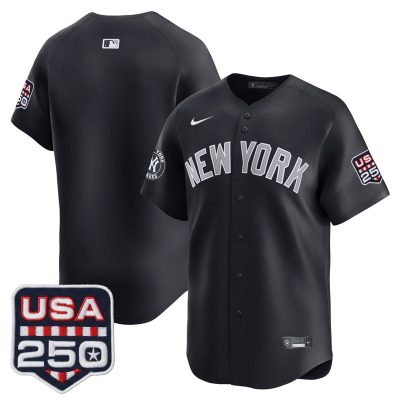 Men's New York Yankees USA 250 Fourth of July Vapor Premier Limited Jersey - Navy / Team