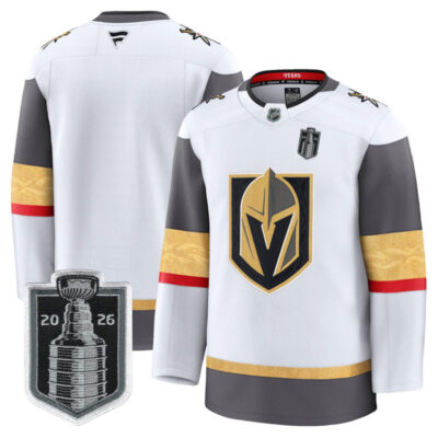 Men's Vegas Golden Knights 2026 Stanley Cup Champions Premium Jersey - White / Team