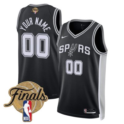 San Antonio Spurs 2026 Finals Custom Swingman Stitched Jersey - Icon