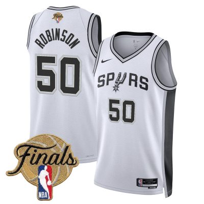 San Antonio Spurs 2026 Finals Swingman Stitched Jersey - Association / David Robinson
