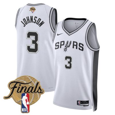 San Antonio Spurs 2026 Finals Swingman Stitched Jersey - Association / Keldon Johnson