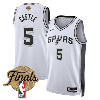 San Antonio Spurs 2026 Finals Swingman Stitched Jersey - Association / Stephon Castle