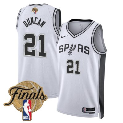 San Antonio Spurs 2026 Finals Swingman Stitched Jersey - Association / Tim Duncan