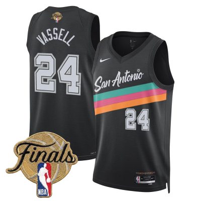 San Antonio Spurs 2026 Finals Swingman Stitched Jersey - City 25-26 / Devin Vassell