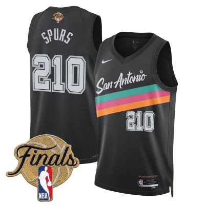 San Antonio Spurs 2026 Finals Swingman Stitched Jersey - City 25-26 / SPURS 210