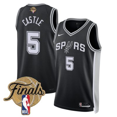 San Antonio Spurs 2026 Finals Swingman Stitched Jersey - Icon / Stephon Castle