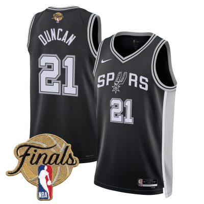 San Antonio Spurs 2026 Finals Swingman Stitched Jersey - Icon / Tim Duncan