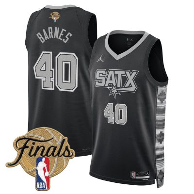 San Antonio Spurs 2026 Finals Swingman Stitched Jersey - Statement / Harrison Barnes