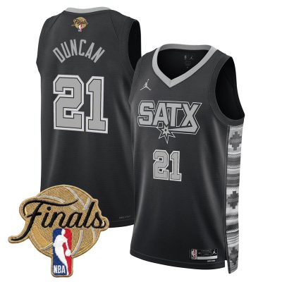 San Antonio Spurs 2026 Finals Swingman Stitched Jersey - Statement / Tim Duncan