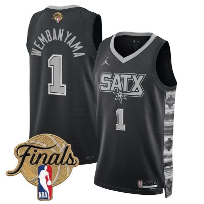 San Antonio Spurs 2026 Finals Swingman Stitched Jersey - Statement / Victor Wembanyama